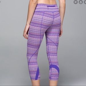 Lululemon run inspire crop size 8